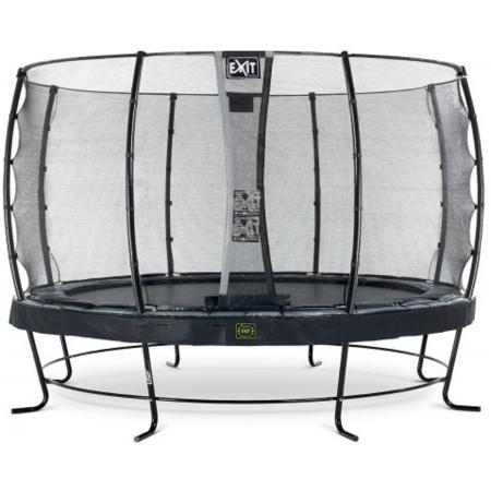 EXIT Elegant Premium trampoline ø427cm met veiligheidsnet Economy - zwart