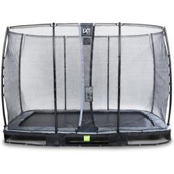   Elegant inground trampoline 214x366cm met Economy veiligheidsnet - zwart