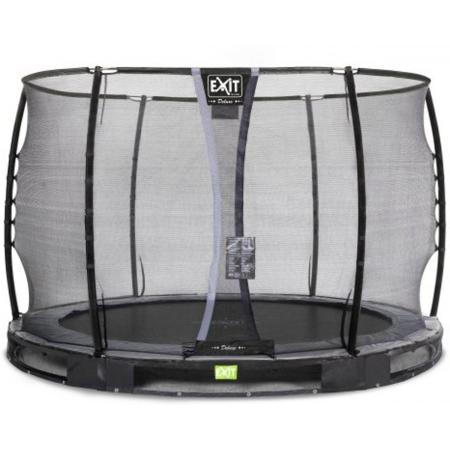 EXIT Elegant inground trampoline ø305cm met Deluxe veiligheidsnet - zwart