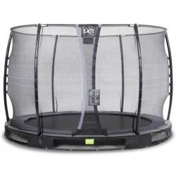   Elegant inground trampoline ø305cm met Economy veiligheidsnet - zwart