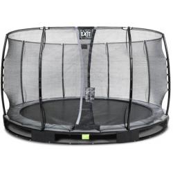   Elegant inground trampoline ø366cm met Economy veiligheidsnet - zwart