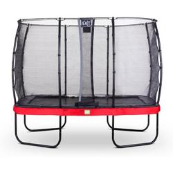   Elegant trampoline 214x366cm met veiligheidsnet Economy - rood