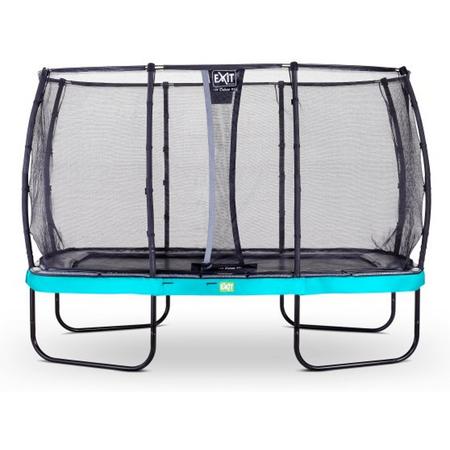 EXIT Elegant trampoline 244x427cm met veiligheidsnet Deluxe - blauw