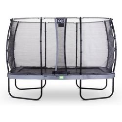   Elegant trampoline 244x427cm met veiligheidsnet Economy - grijs