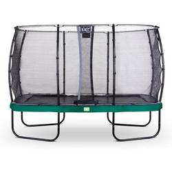   Elegant trampoline 244x427cm met veiligheidsnet Economy - groen