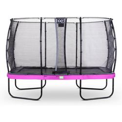   Elegant trampoline 244x427cm met veiligheidsnet Economy - paars