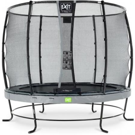 EXIT Elegant trampoline ø253cm met veiligheidsnet Deluxe - grijs
