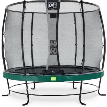 EXIT Elegant trampoline ø253cm met veiligheidsnet Deluxe - groen