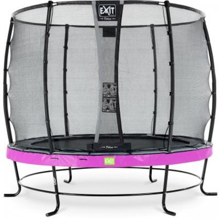 EXIT Elegant trampoline ø253cm met veiligheidsnet Deluxe - paars