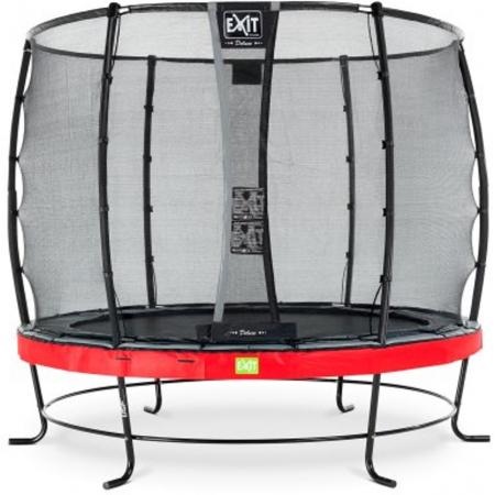 EXIT Elegant trampoline ø253cm met veiligheidsnet Deluxe - rood