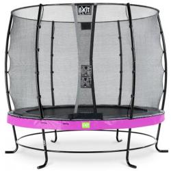 EXIT Elegant trampoline ø253cm met veiligheidsnet Economy - paars