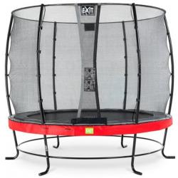 EXIT Elegant trampoline ø253cm met veiligheidsnet Economy - rood