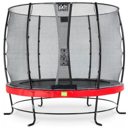 EXIT Elegant trampoline ø253cm met veiligheidsnet Economy - rood
