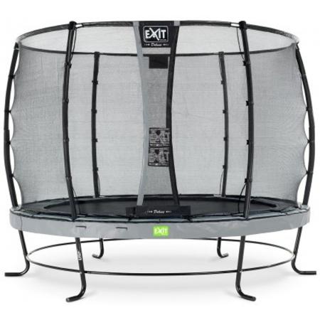 EXIT Elegant trampoline ø305cm met veiligheidsnet Deluxe - grijs