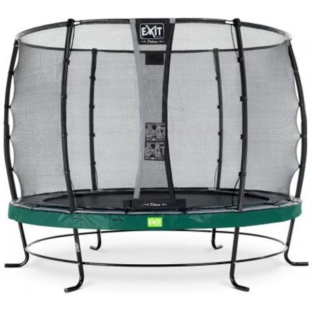 EXIT Elegant trampoline ø305cm met veiligheidsnet Deluxe - groen