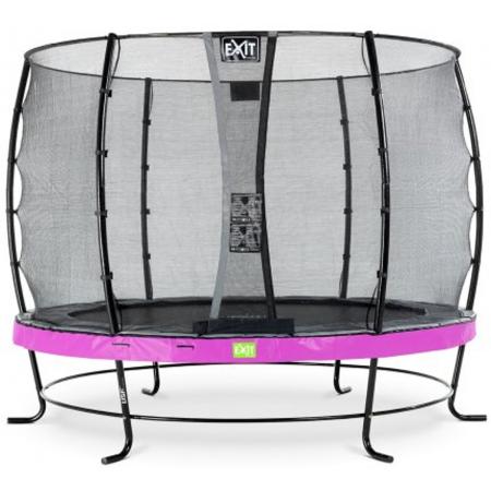EXIT Elegant trampoline ø305cm met veiligheidsnet Economy - paars