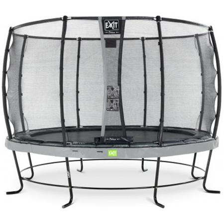 EXIT Elegant trampoline ø366cm met veiligheidsnet Deluxe - grijs