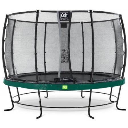 EXIT Elegant trampoline ø366cm met veiligheidsnet Deluxe - groen