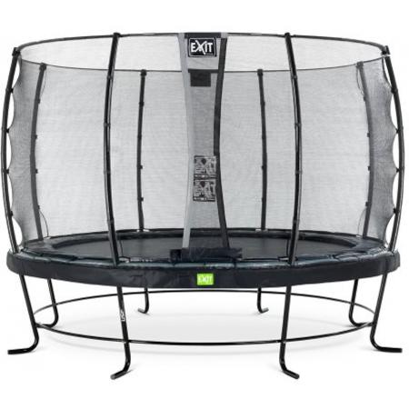 EXIT Elegant trampoline ø366cm met veiligheidsnet Economy - zwart