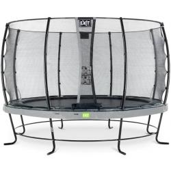 EXIT Elegant trampoline ø427cm met veiligheidsnet Economy - grijs