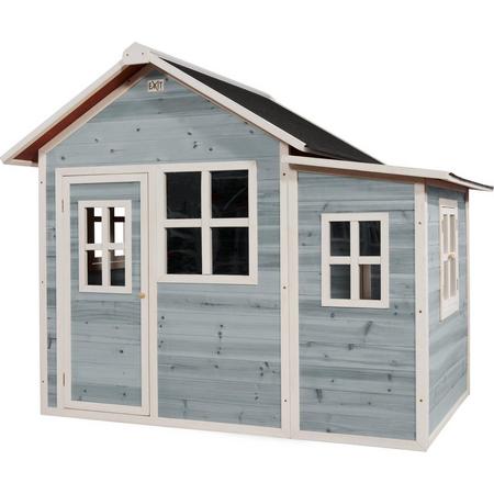 EXIT Loft 150 houten speelhuis - blauw