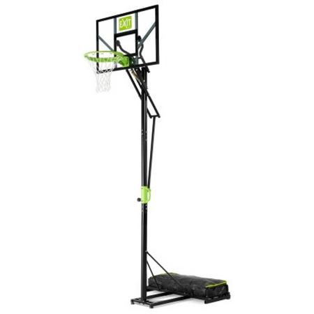 EXIT Polestar verplaatsbaar basketbalbord - groen/zwart