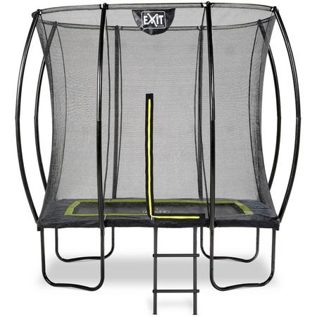 EXIT Silhouette trampoline 153x214cm met ladder - zwart
