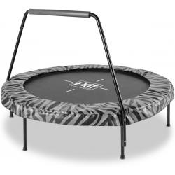   Tiggy junior trampoline met beugel ø140cm - zwart/grijs