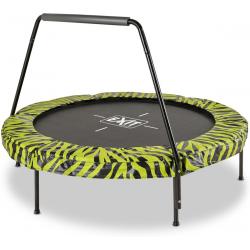   Tiggy junior trampoline met beugel ø140cm - zwart/groen