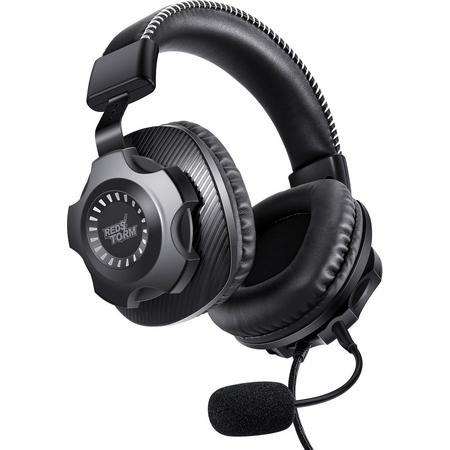 EasySMX VG-C159 Over-ear gaming headset met microfoon, surround sound 7.1 RGB LED, zwart