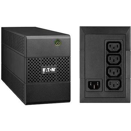 Eaton 5E500i Line-Interactive 500VA 4AC-uitgang(en) Rackmontage/toren Zwart UPS