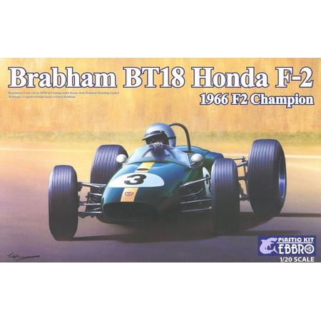 Brabham Honda BT18 F2 Wereldkampioen 1966 - Ebbro modelbouw pakket 1:20