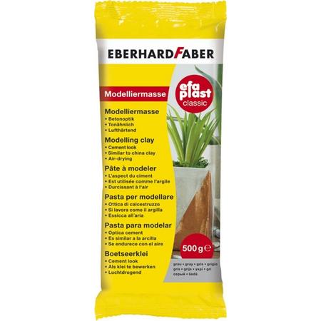 Eberhard Faber EF-570373 Efaplast Classic EFA 500 Gr Boetseermateriaal Grijs