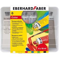 Plakkaatverf Eberhard Faber 6 kleuren tube 18 ml