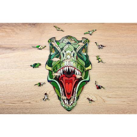 Eco Wood Art - Houten Puzzel - T-Rex - 40x24x0,5cm