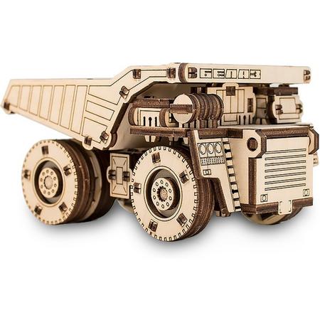 Eco-Wood-Art Belaz Mini Truck - Houten Modelbouw