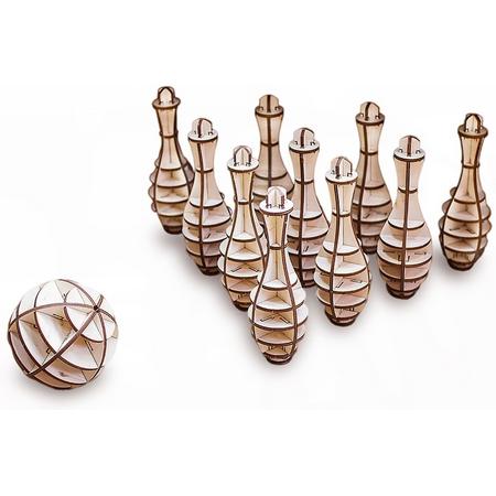 Eco-Wood-Art Mini Bowling - Houten Modelbouw