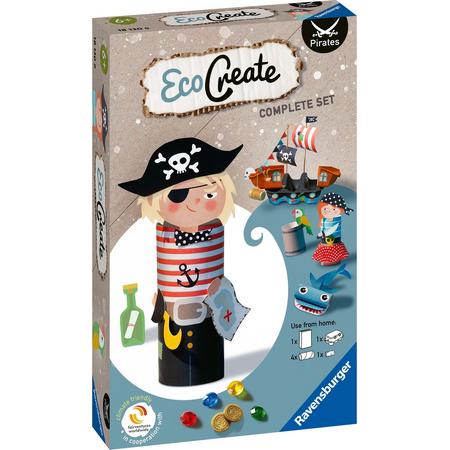 Ravensburger EcoCreate Mini Pirates -  Hobbypakket - Knutselen met oude verpakkingen