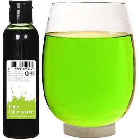 Natuurlijke kleurstof voor water Limoengroen - 1 fles