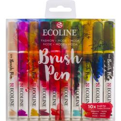 Talens Ecoline Brush Pen - 10 stuks - Mode - Brushpen