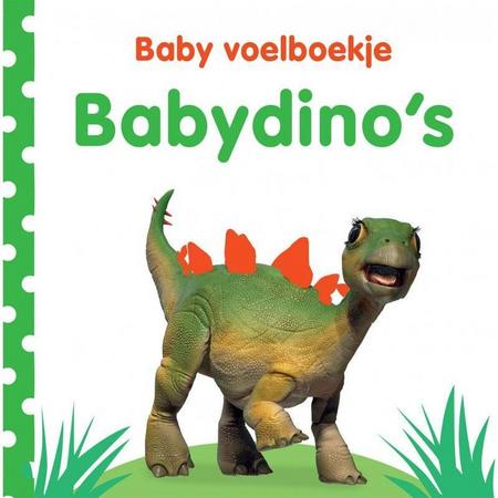 Ecostory - Baby voelboekje - Babydinos - (12 blz. gebonden) - Nederland - Fairtrade
