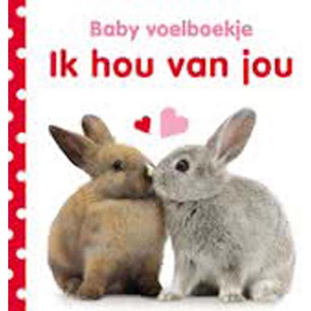Ecostory - Baby voelboekje - Ik hou van jou - (12 blz. gebonden) - Nederland - Fairtrade