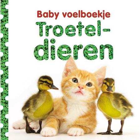 Ecostory - Baby voelboekje - Troetel dieren - (12 blz. gebonden) - Nederland - Fairtrade