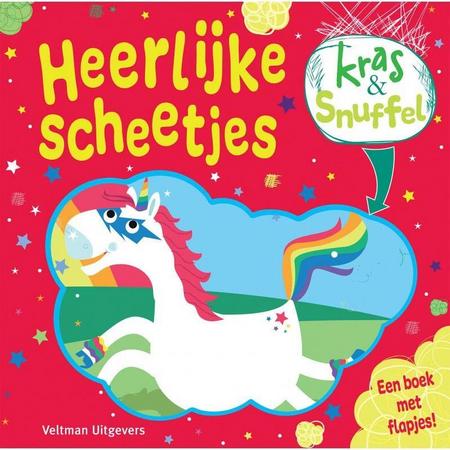 Ecostory - Babyboek - Flapjesboek - Veltman Uitgevers - Heerlijke scheetjes - (18 pag. gebonden) - Nederland - Fairtrade