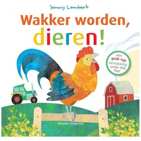 Ecostory - Babyboek - Flapjesboek - Veltman Uitgevers - Wakker worden Dieren - (12 pag. gebonden) - Nederland - Fairtrade