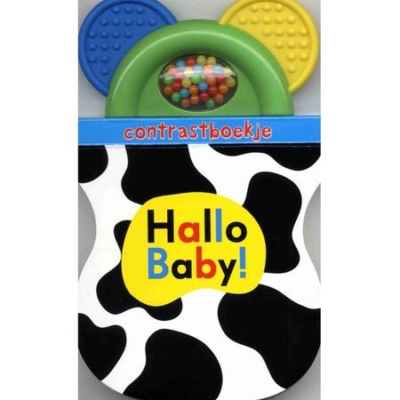 Ecostory - Babyboek - Hallo Baby! Contrastboekje - (20 blz. karton) - Nederland - Fairtrade