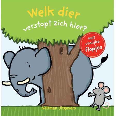 Ecostory - Babyboek - Veltman Uitgevers - Welk dier verstopt zich hier - (20 pag. gebonden) - Nederland - Fairtrade
