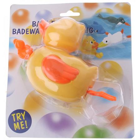 Eddy Toys Badspeelgoed Zwemmende Eend 17 Cm