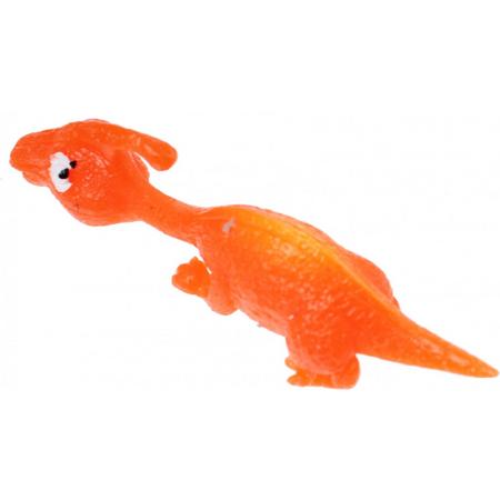 Eddy Toys Dinosaurus Acasaurus Katapult Oranje 10 Cm