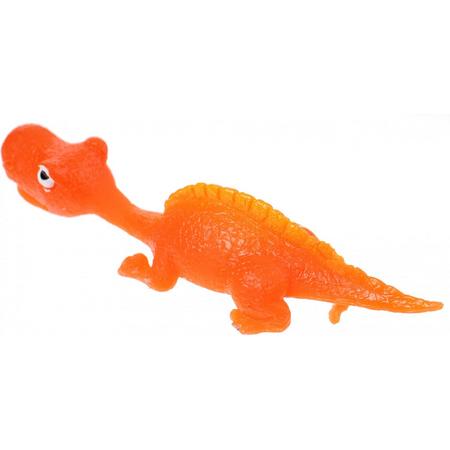 Eddy Toys Dinosaurus Acrocanthosaurus Katapult Oranje 10 Cm
